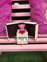 Valentine rose Bear box